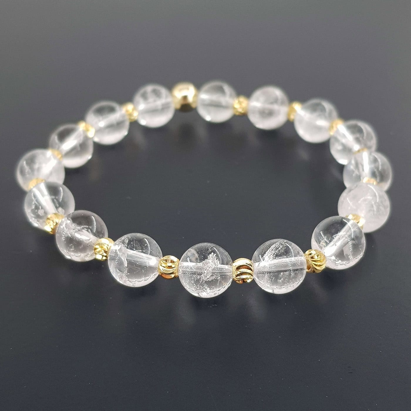 Kristal Kuvars Bileklik 8mm