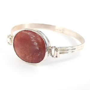 Şeftali Aytaşı Bileklik (Gümüş)