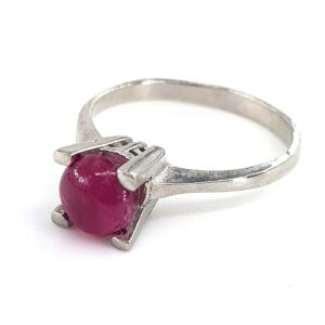 Yakut Yüzük (Gümüş)