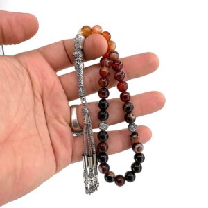 Akik Doğaltaş Tesbih