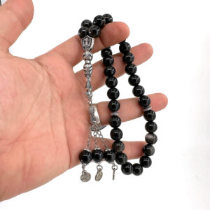 Obsidyen Doğaltaş Tesbih 10mm