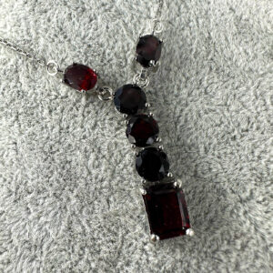 Almandin Kolye (Gümüş)