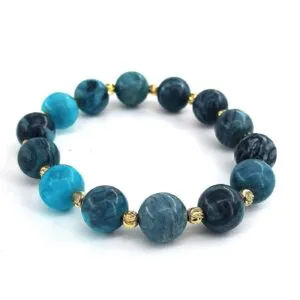 Blue Apatit Bileklik 10mm