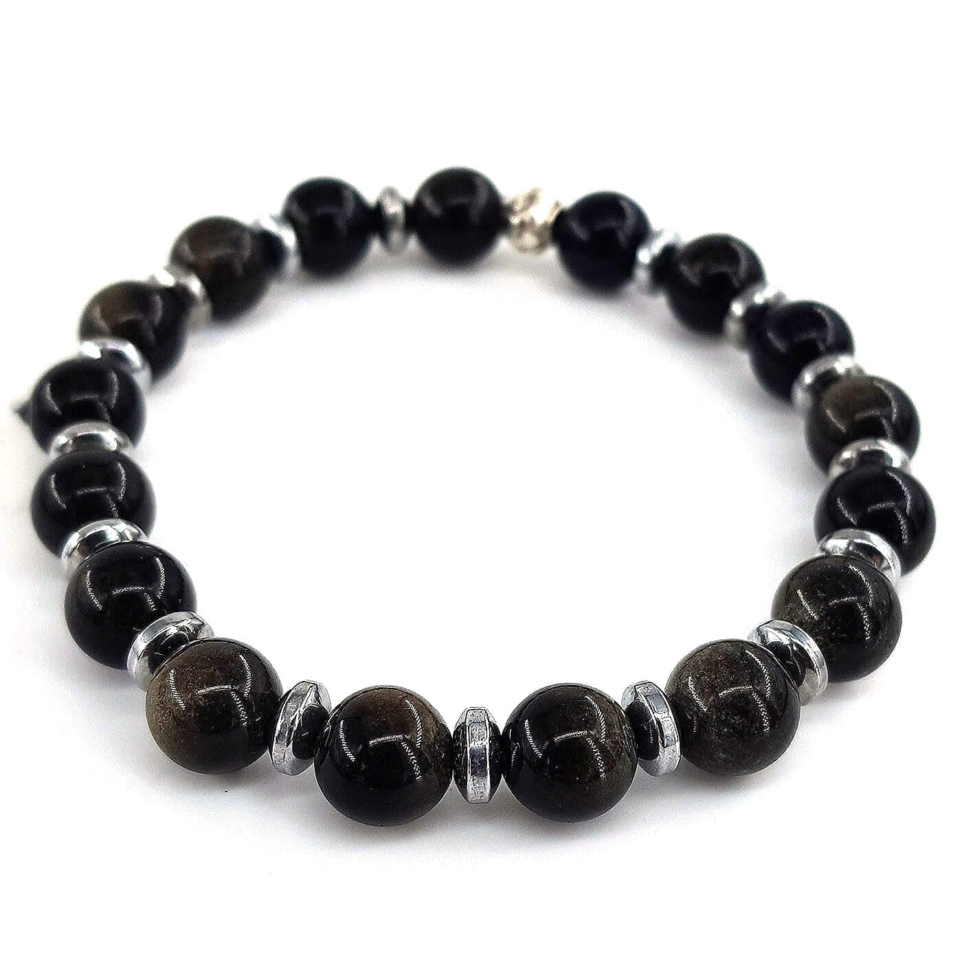 Gold Obsidyen Bileklik 8mm