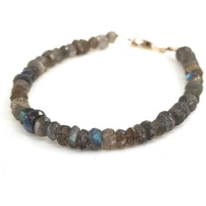 Labradorit Bileklik (Gümüş)