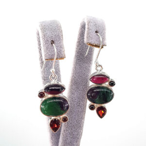 Ametist, Anyolit, Garnet Küpe