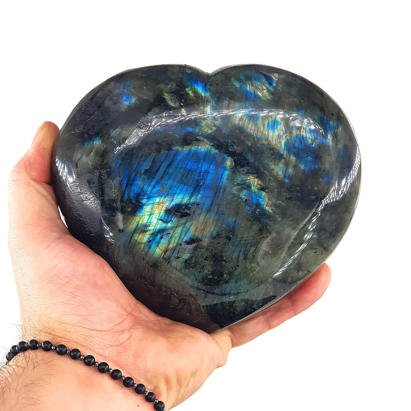 Labradorit Kalp Obje L Boy