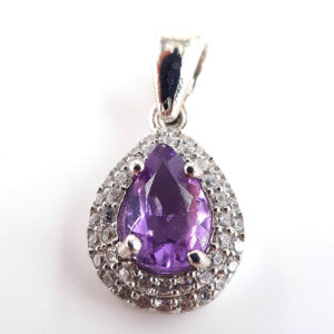 Ametist Kolye Ucu (Gümüş)