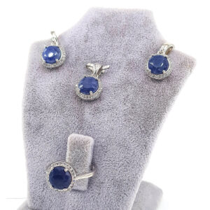 Safir Set (Gümüş)