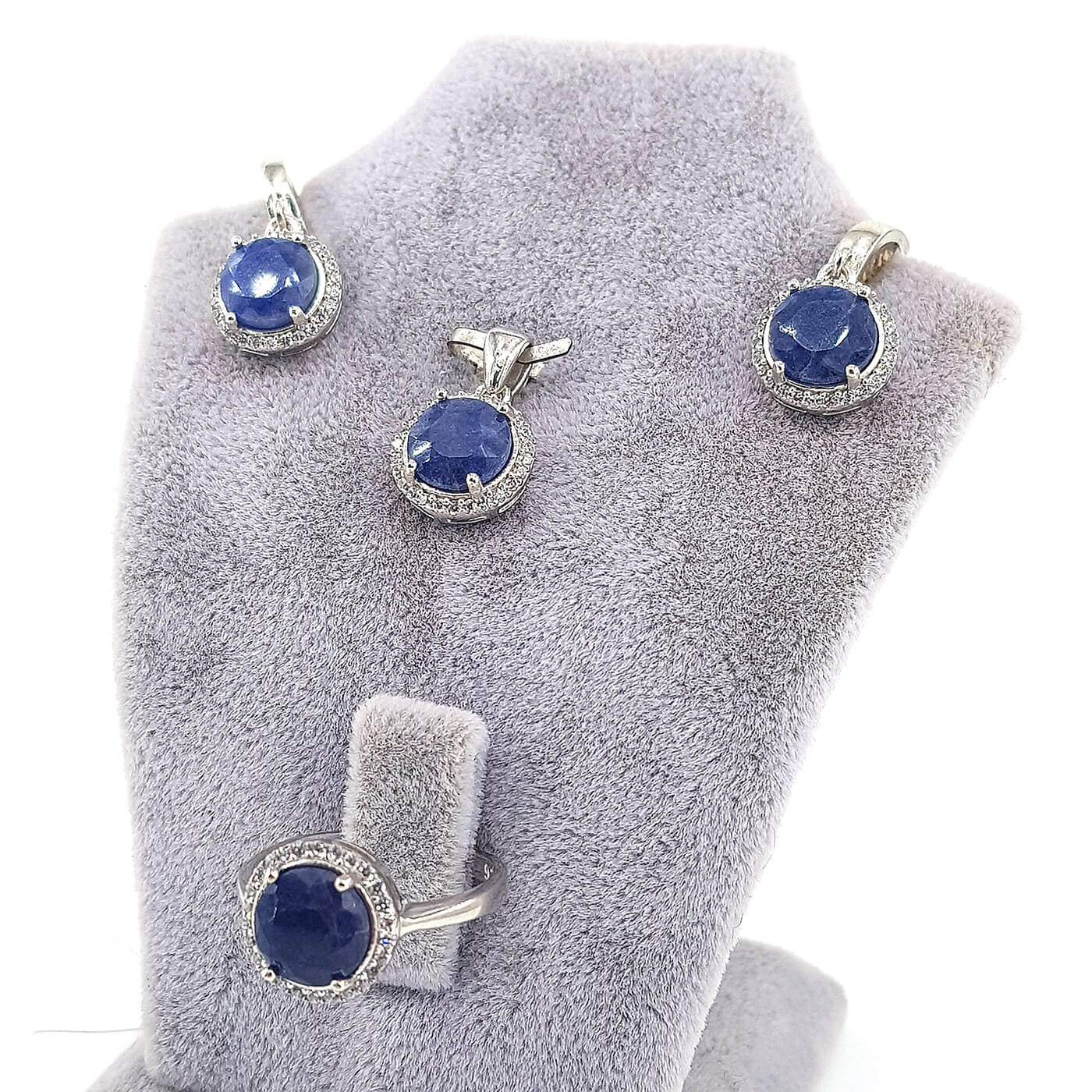 Safir Set (Gümüş)