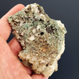 Yeşil Klorit Kristal Kuvarslı Ham Taş