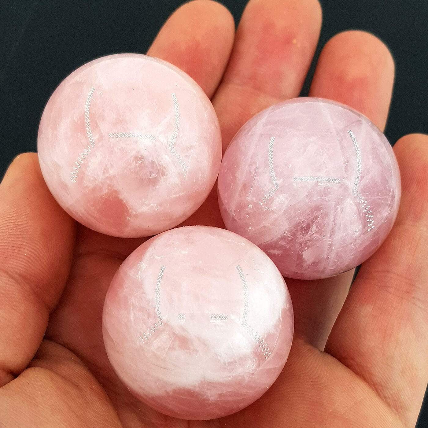 Pembe Kuvars Küre Mini