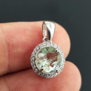 Akuamarin Kolye Ucu (Gümüş) - 2