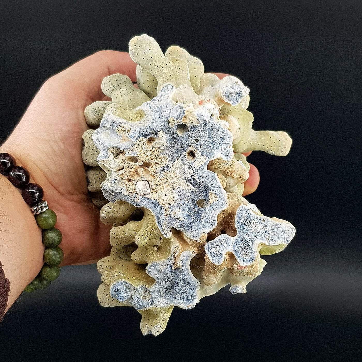 Mavi Mercan Ham Taş