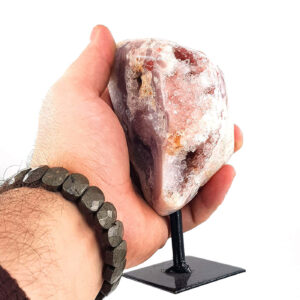 Pembe Ametist (Standlı)