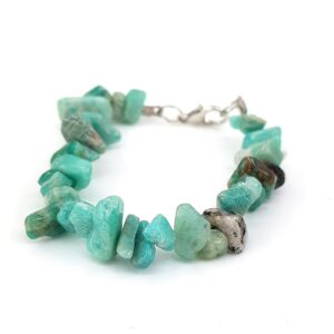 Amazonit Bileklik Kırıktaş Sabit Ölçü