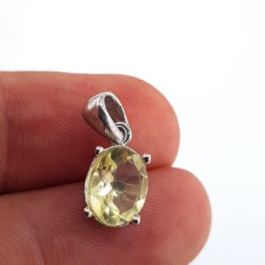 Alternative view of Limon Kuvars Kolye Ucu (Gümüş)