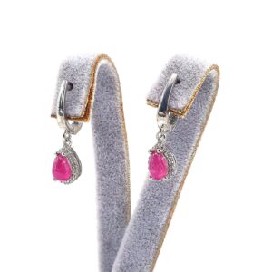 Yakut Küpe (Gümüş)