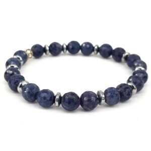 Safir Bileklik Faset 8mm