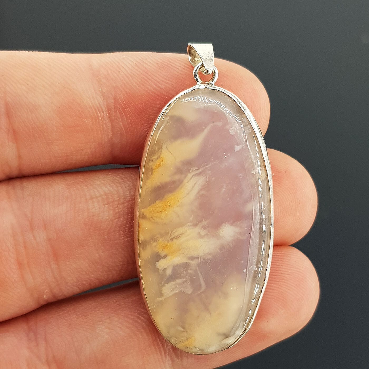 Akik Kolye Ucu (Gümüş) - Görsel 2