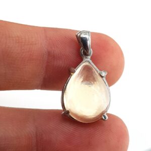 Alternative view of Dumanlı Kuvars Kolye Ucu (Gümüş)