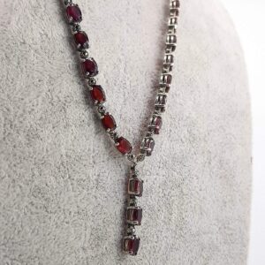 Garnet Kolye (Gümüş)