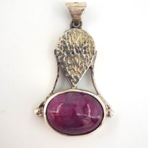 Yakut Kolye Ucu (Gümüş)