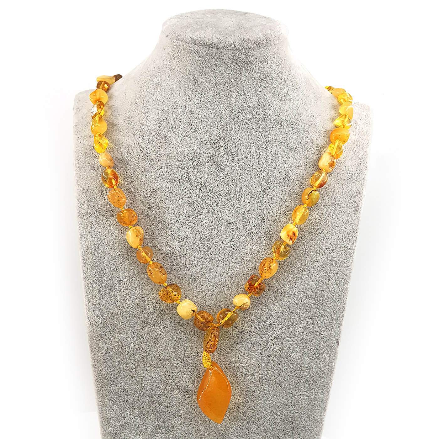 Kehribar Kolye Yetişkin Boy