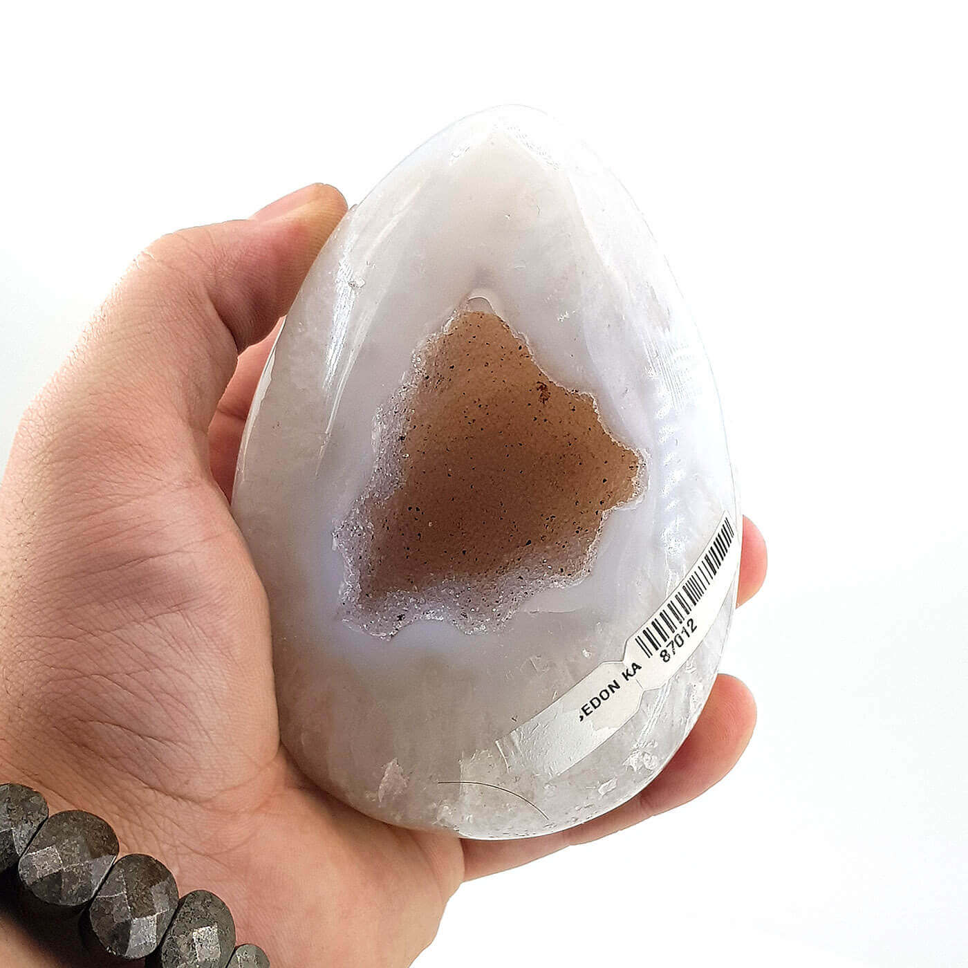 Kalsedon Akik Necef Obje