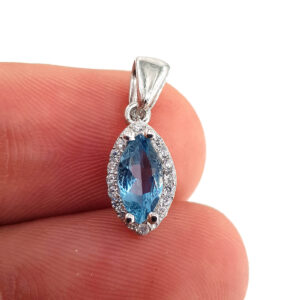 Alternative view of Topaz Kolye Ucu (Gümüş)