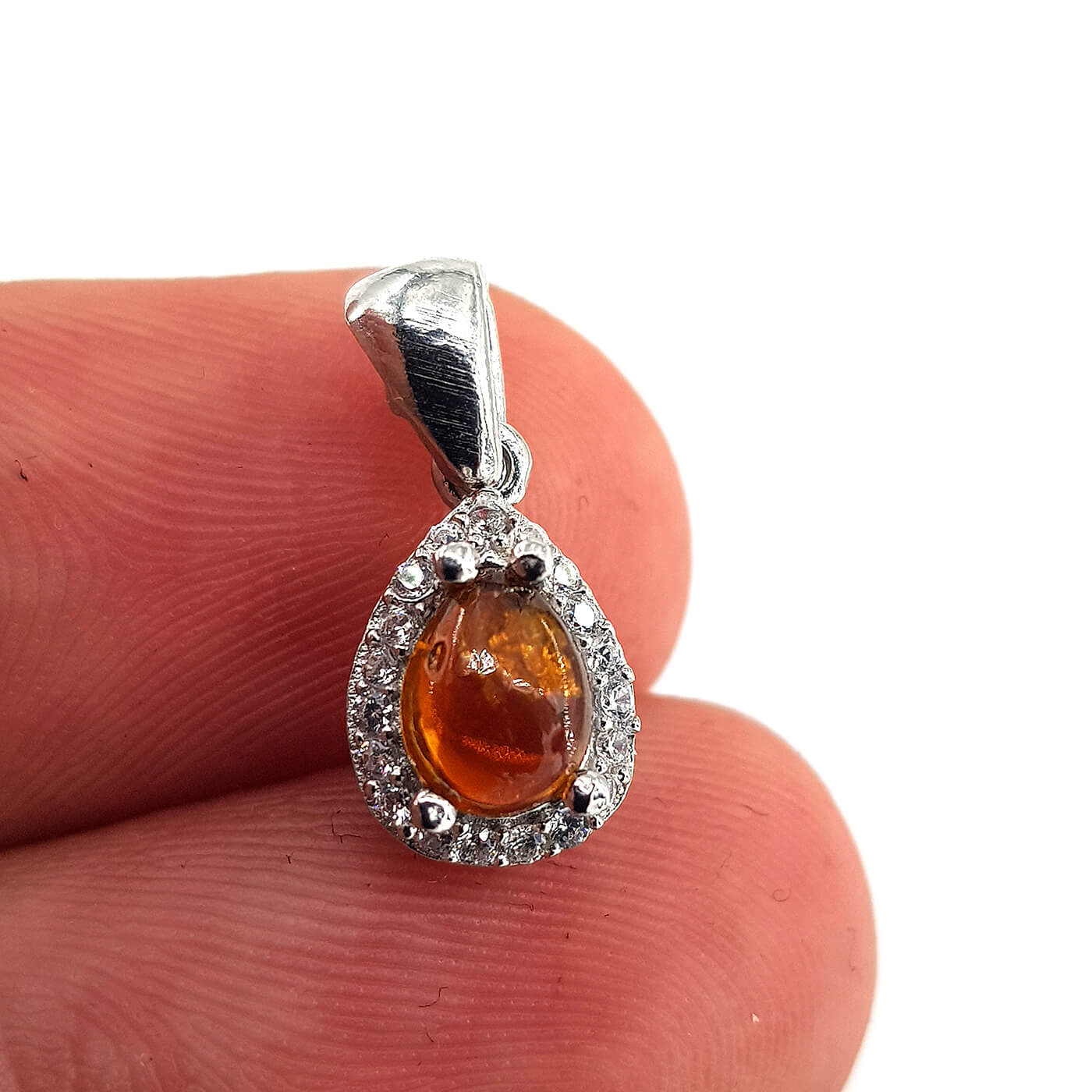 Turmalin Kolye Ucu (Gümüş) - Görsel 2