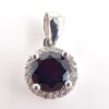 Garnet (Lal) Kolye Ucu (Gümüş)