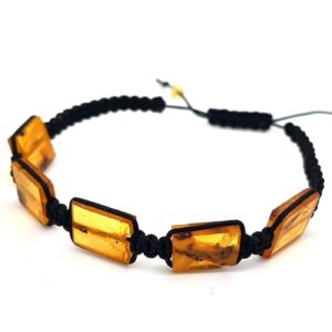 Kehribar Bileklik İpli