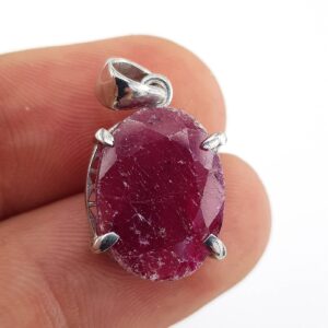 Yakut Kolye Ucu (Gümüş) - 2