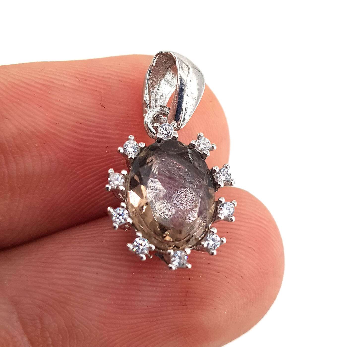 Dumanlı Kuvars Kolye Ucu - Görsel 2