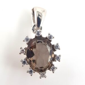 Dumanlı Kuvars Kolye Ucu