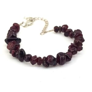 Garnet Bileklik Kırıktaş Ayarlanabilir Ölçü