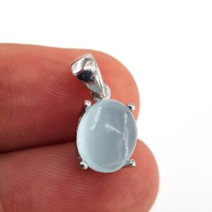 Alternative view of Akuamarin Kolye Ucu (Gümüş)