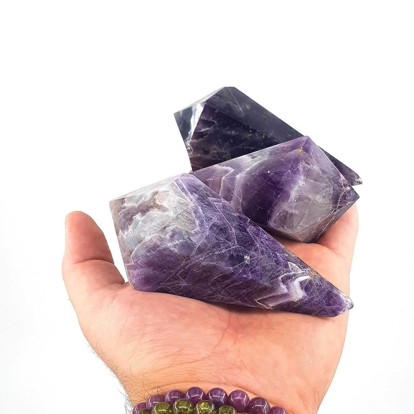 Ametist Diş Çift Uçlu