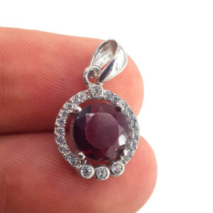 Garnet (Lal) Kolye Ucu (Gümüş) - garnet Taşı Enerjisi ve Doğal Formu