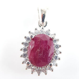 Yakut Kolye Ucu (Gümüş)