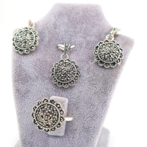 Markazit Set (Gümüş)
