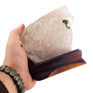 Kristal Kuvars Turmalinli Standlı