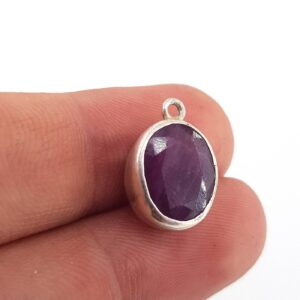 Yakut Kolye Ucu (Gümüş) - 2