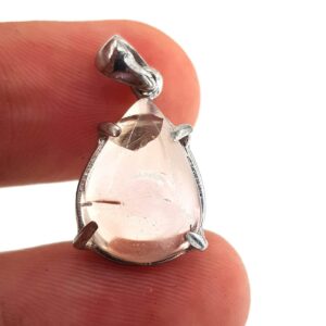 Alternative view of Dumanlı Kuvars Kolye Ucu