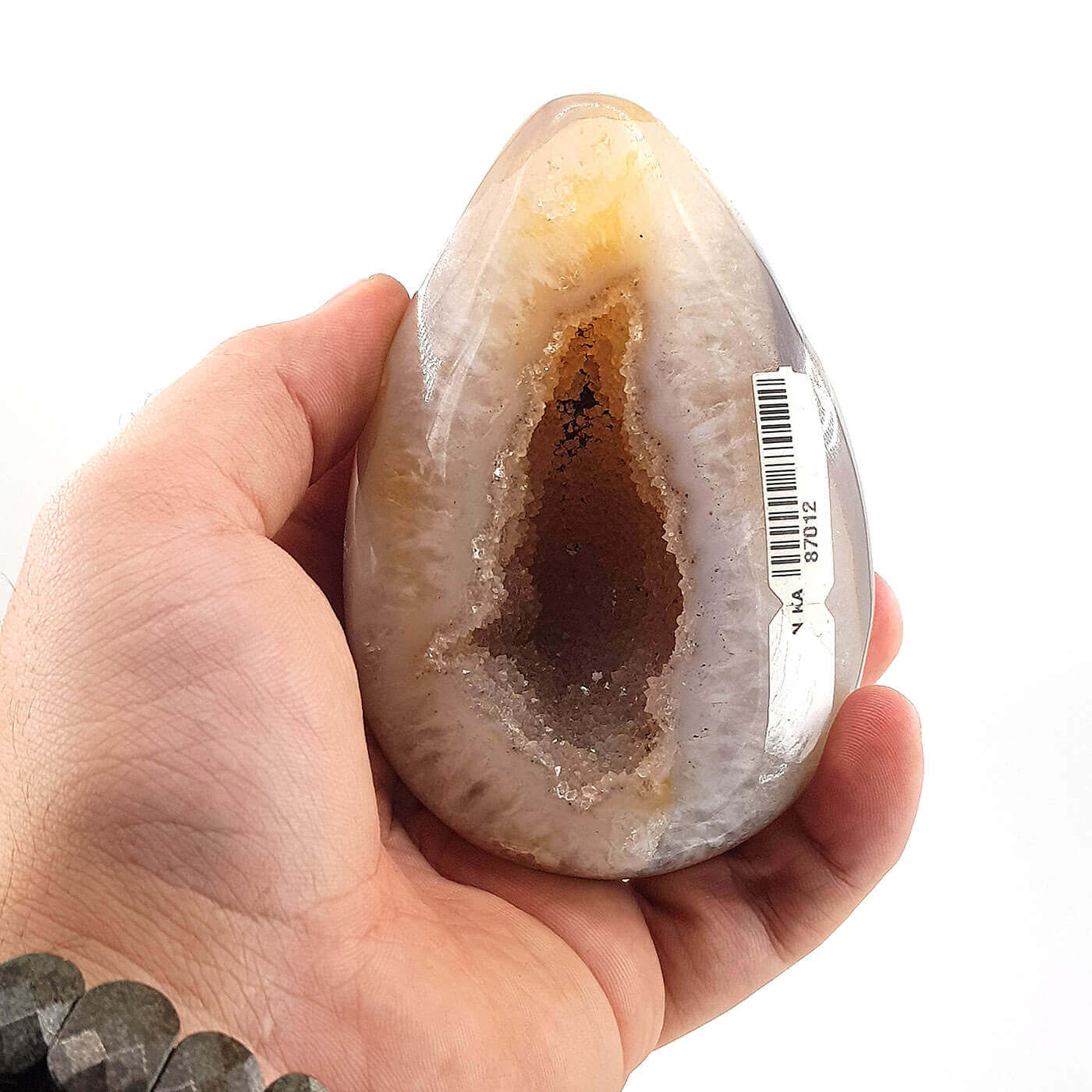 Kalsedon Akik Necef Obje