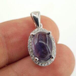 Ametist Kolye Ucu (Gümüş) - 2