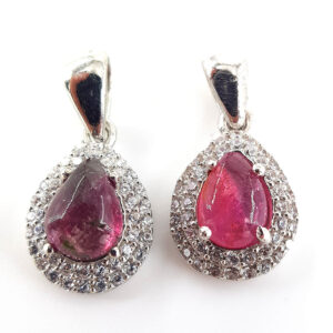 Turmalin Kolye Ucu (Gümüş)