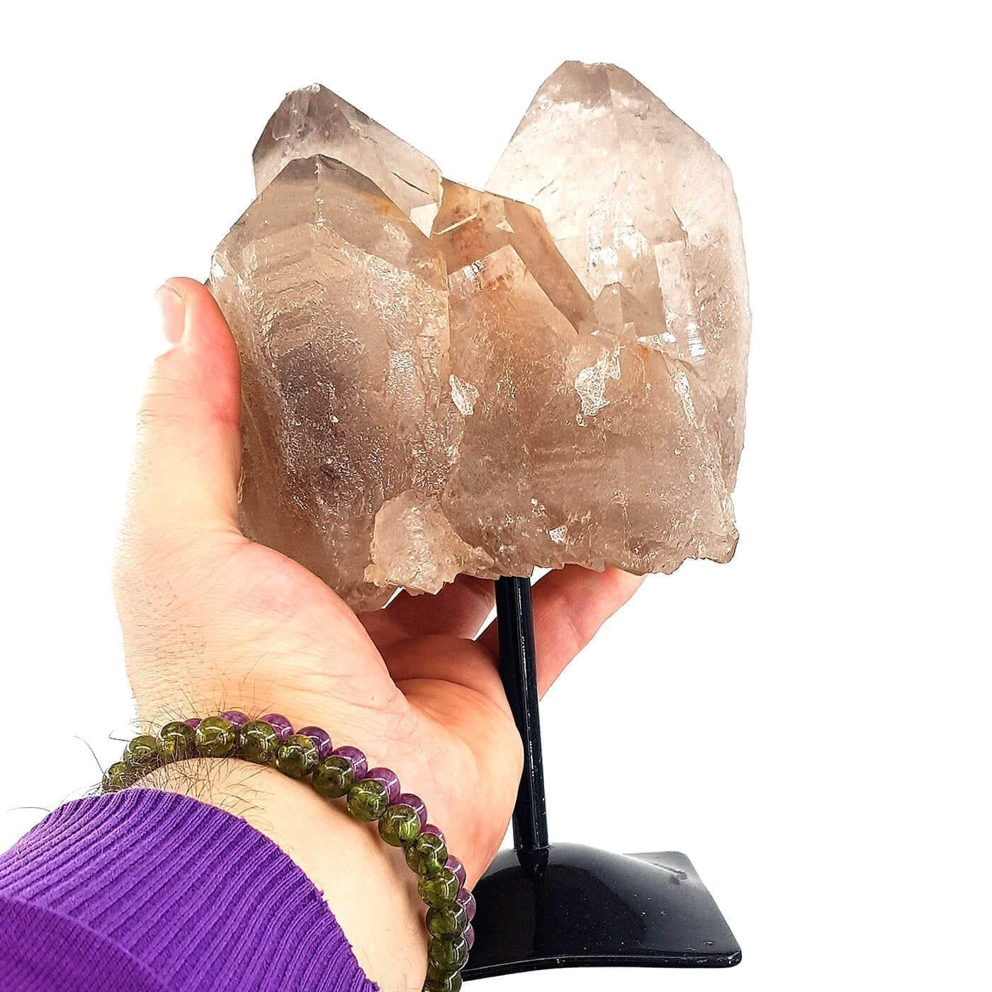 Dumanlı Kuvars Ham Taş Standlı