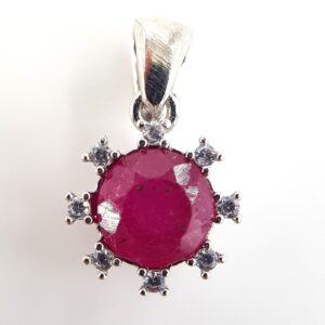 Yakut Kolye Ucu (Gümüş)